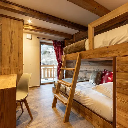 Les Reves Des Montagnards, Appartements De Charme Torgnon Exterior foto