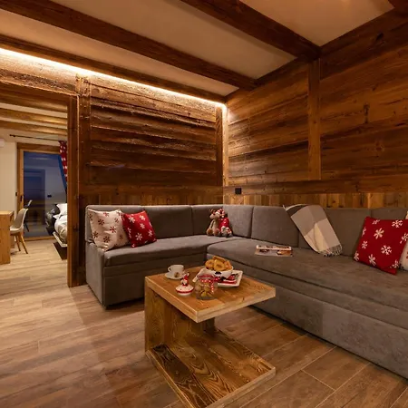 Les Reves Des Montagnards, Appartements De Charme Torgnon Exterior foto