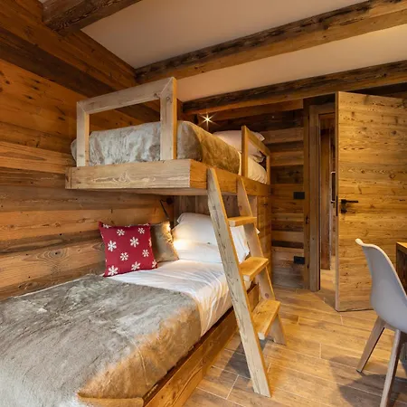 Les Reves Des Montagnards, Appartements De Charme Torgnon Exterior foto