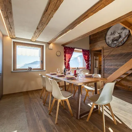 Les Reves Des Montagnards, Appartements De Charme Torgnon Exterior foto