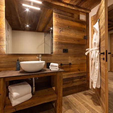 Les Reves Des Montagnards, Appartements De Charme Torgnon Exterior foto
