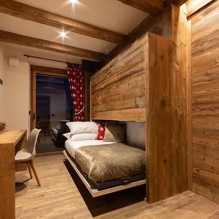 Les Reves Des Montagnards, Appartements De Charme Torgnon Exterior foto