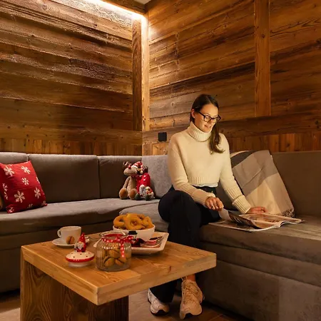 Les Reves Des Montagnards, Appartements De Charme Torgnon Exterior foto