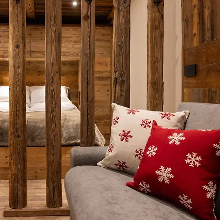 Les Reves Des Montagnards, Appartements De Charme Torgnon Exterior foto
