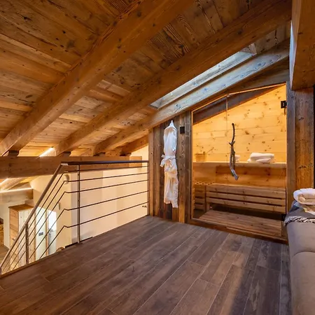 Les Reves Des Montagnards, Appartements De Charme Torgnon Exterior foto