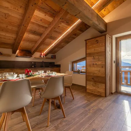 Les Reves Des Montagnards, Appartements De Charme Torgnon Exterior foto