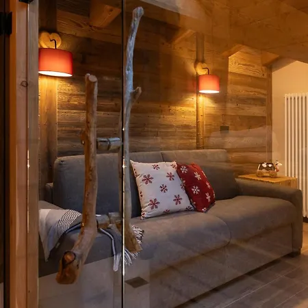 Les Reves Des Montagnards, Appartements De Charme Torgnon Exterior foto